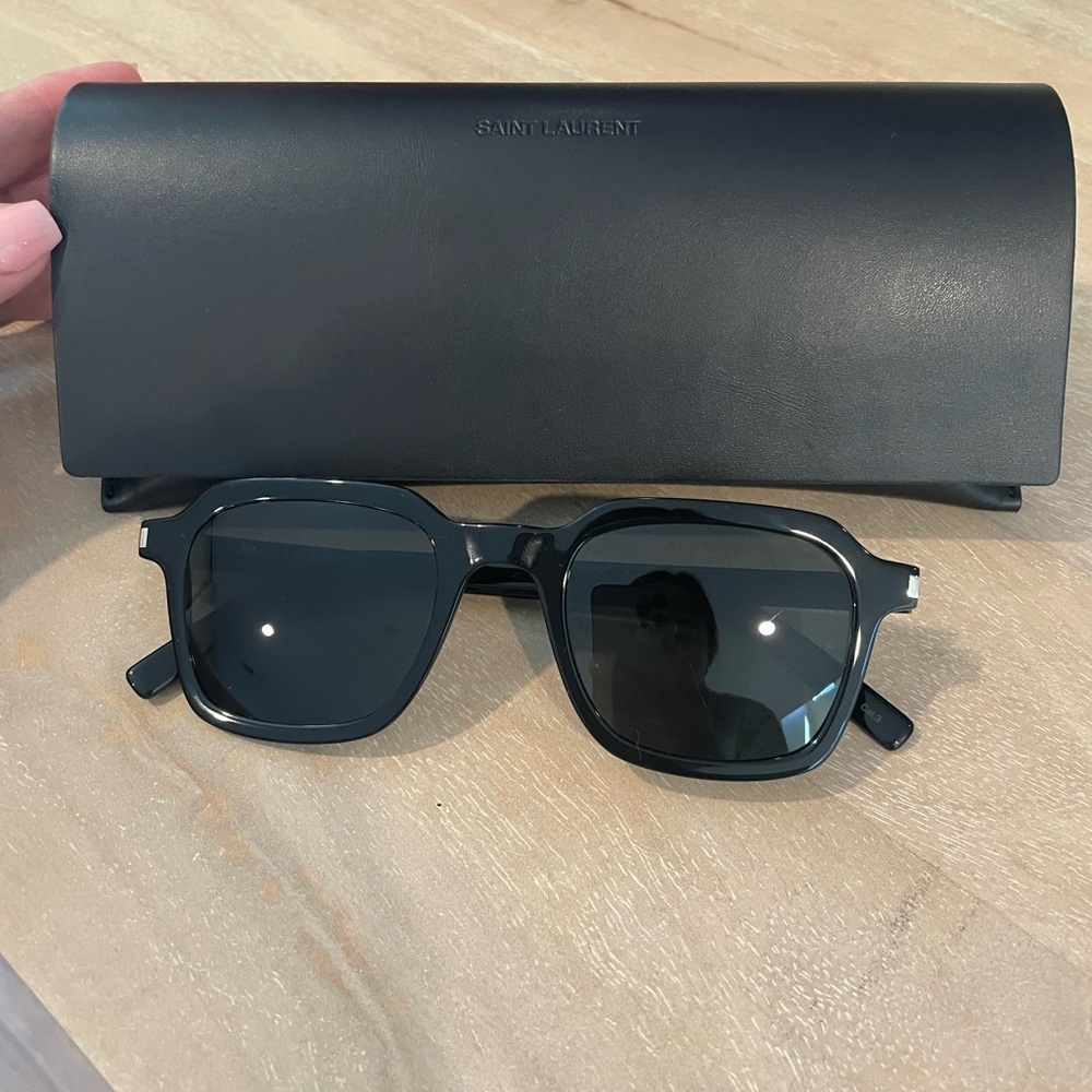 Saint Laurent Slim 715 Black Sunglasses
